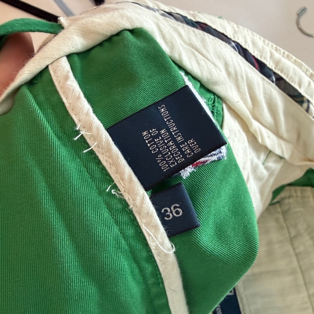 Polo Ralph Lauren Green Shorts with Embroidered Sailboats - Picture 4 of 4